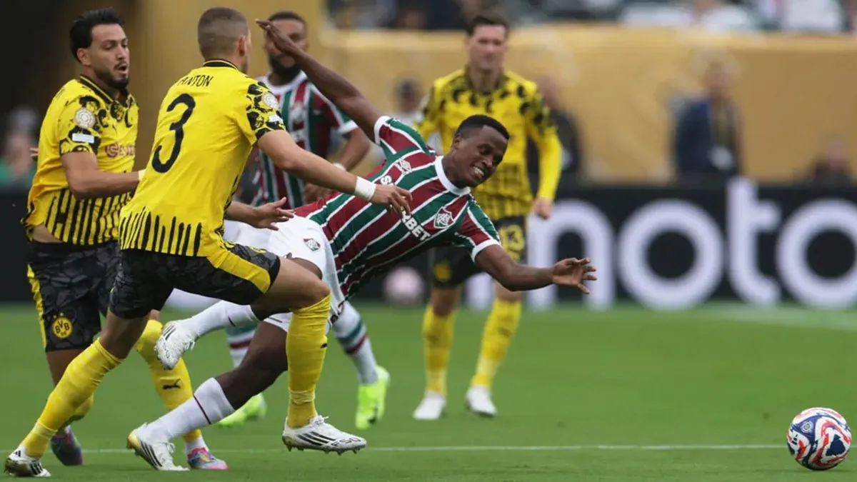 Empate sin goles entre Fluminense y Dortmund