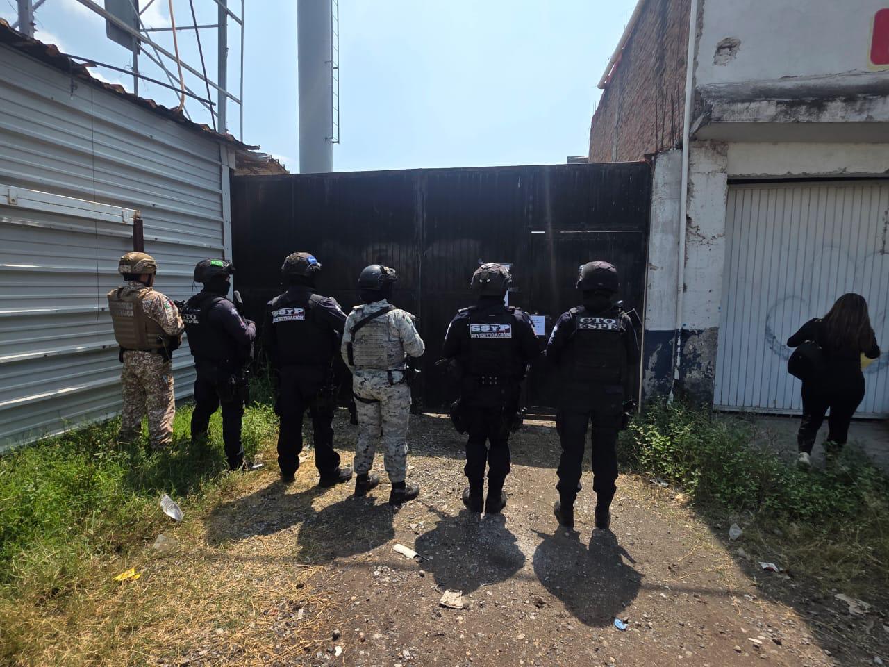 Operativo en Celaya asegura bodega de hidrocarburo ilegal