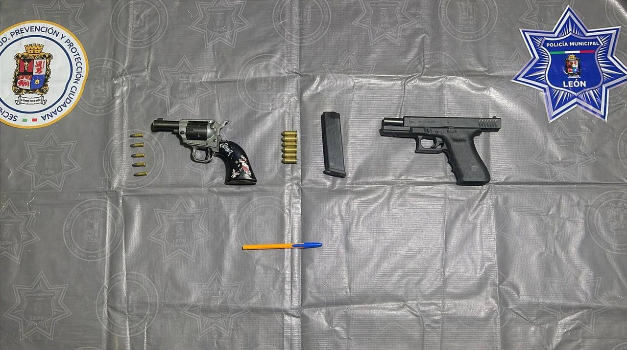 Policía Municipal detuvo a pareja con armas